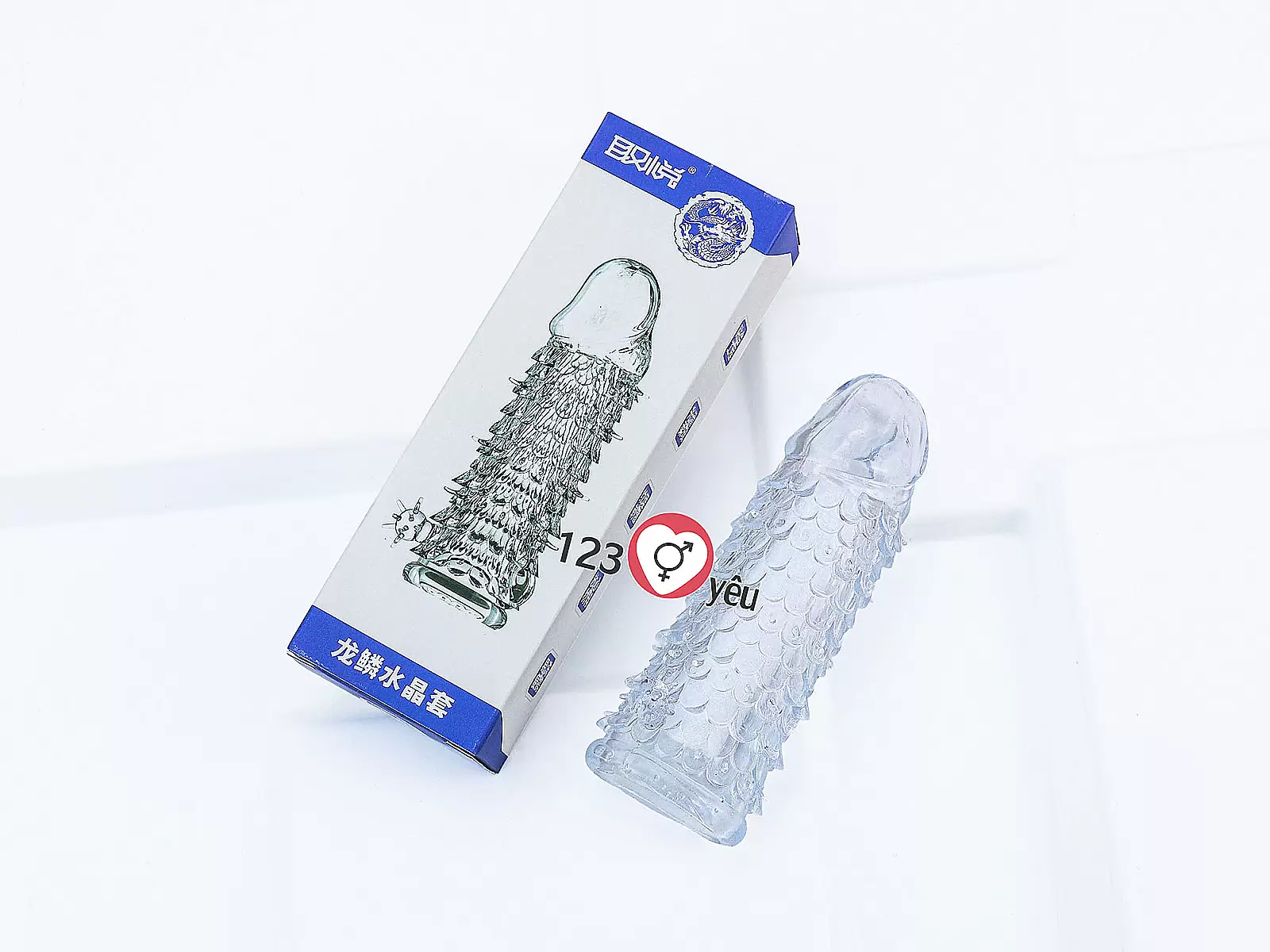 Bao cao su đôn dên tăng kích thước gai nhọn trong suốt BCDC