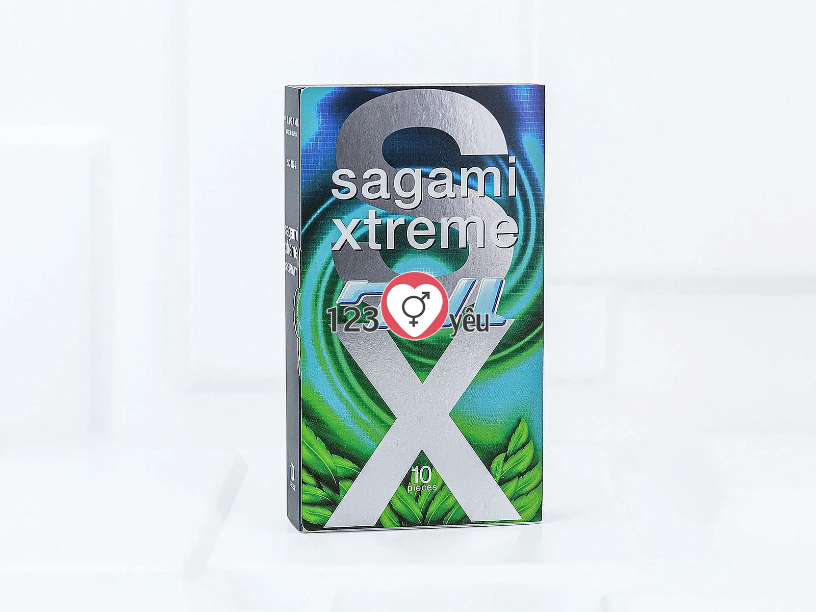 Bao cao su Sagami Xtreme Amino Gold Spearmint siêu mỏng bôi trơn hiệu quả và hương bạc hà mát lạnh