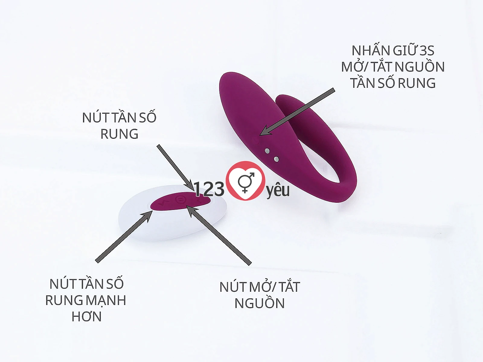 Trứng rung kích hậu IUUY Manyue có điều khiển từ xa 7 chế độ rung
