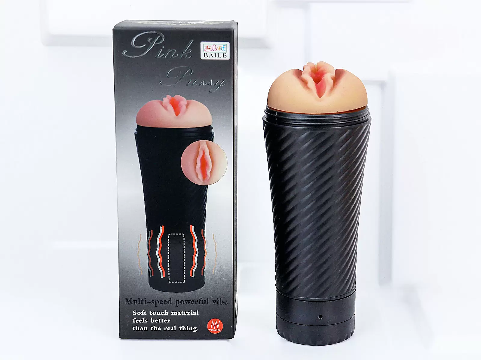 Âm đạo giả đèn pin Pink Pussy có rung giá rẻ