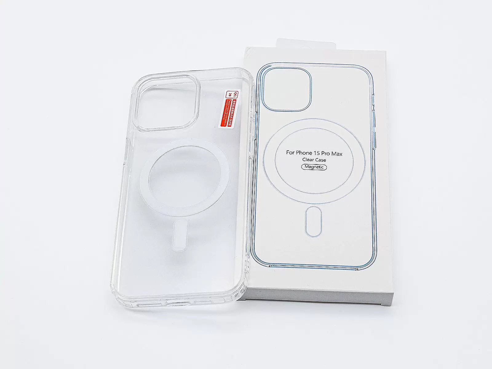 Ốp lưng Clear Case Magnetic trong suốt dành cho iPhone 15 Pro Max