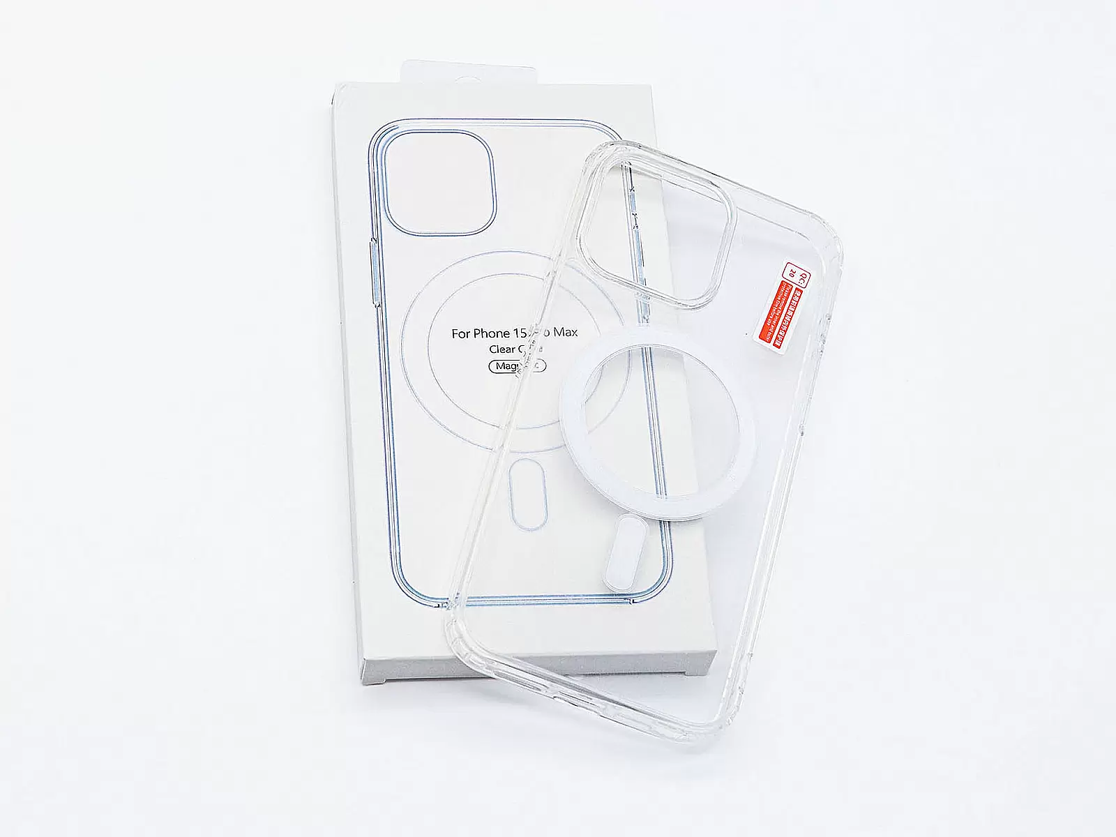 Ốp lưng Clear Case Magnetic trong suốt dành cho iPhone 15 Pro Max