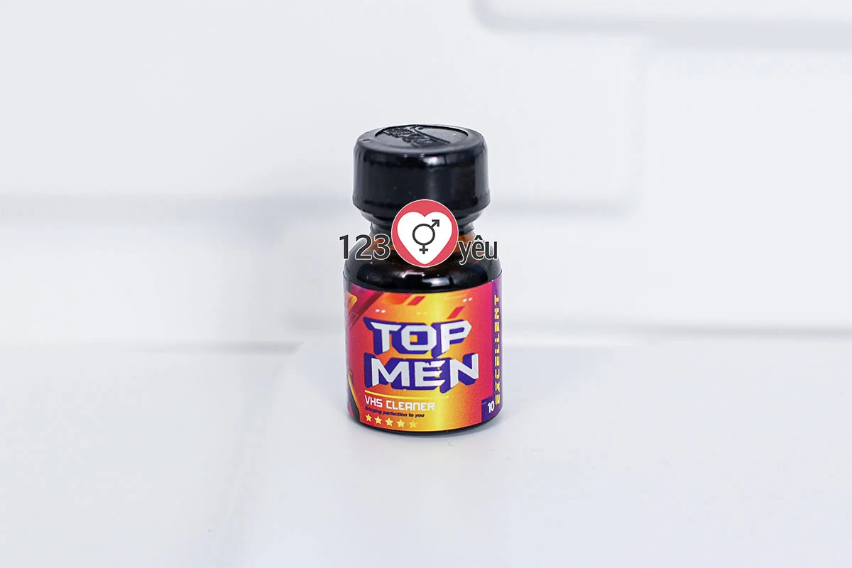 Chai hít Popper Top Men 10ml tăng cảm giác phấn khích