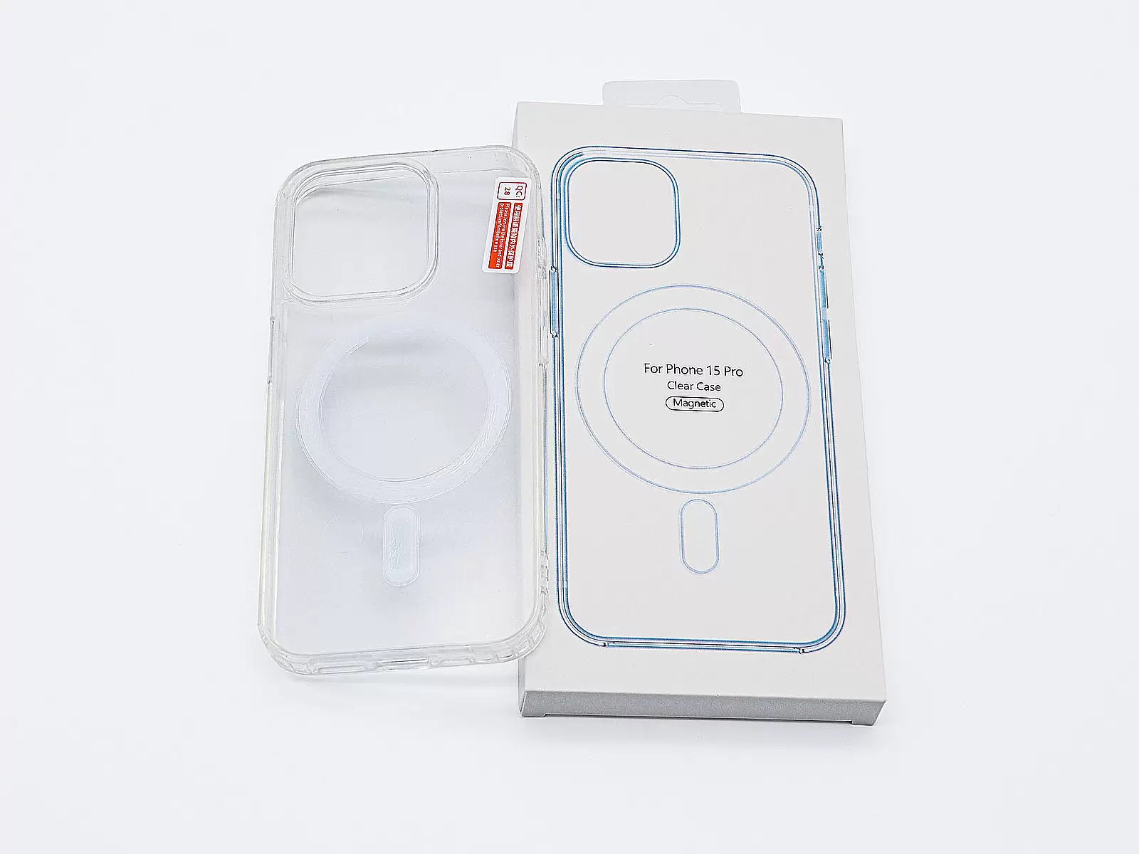 Ốp lưng Clear Case Magnetic trong suốt dành cho iPhone 15 Pro