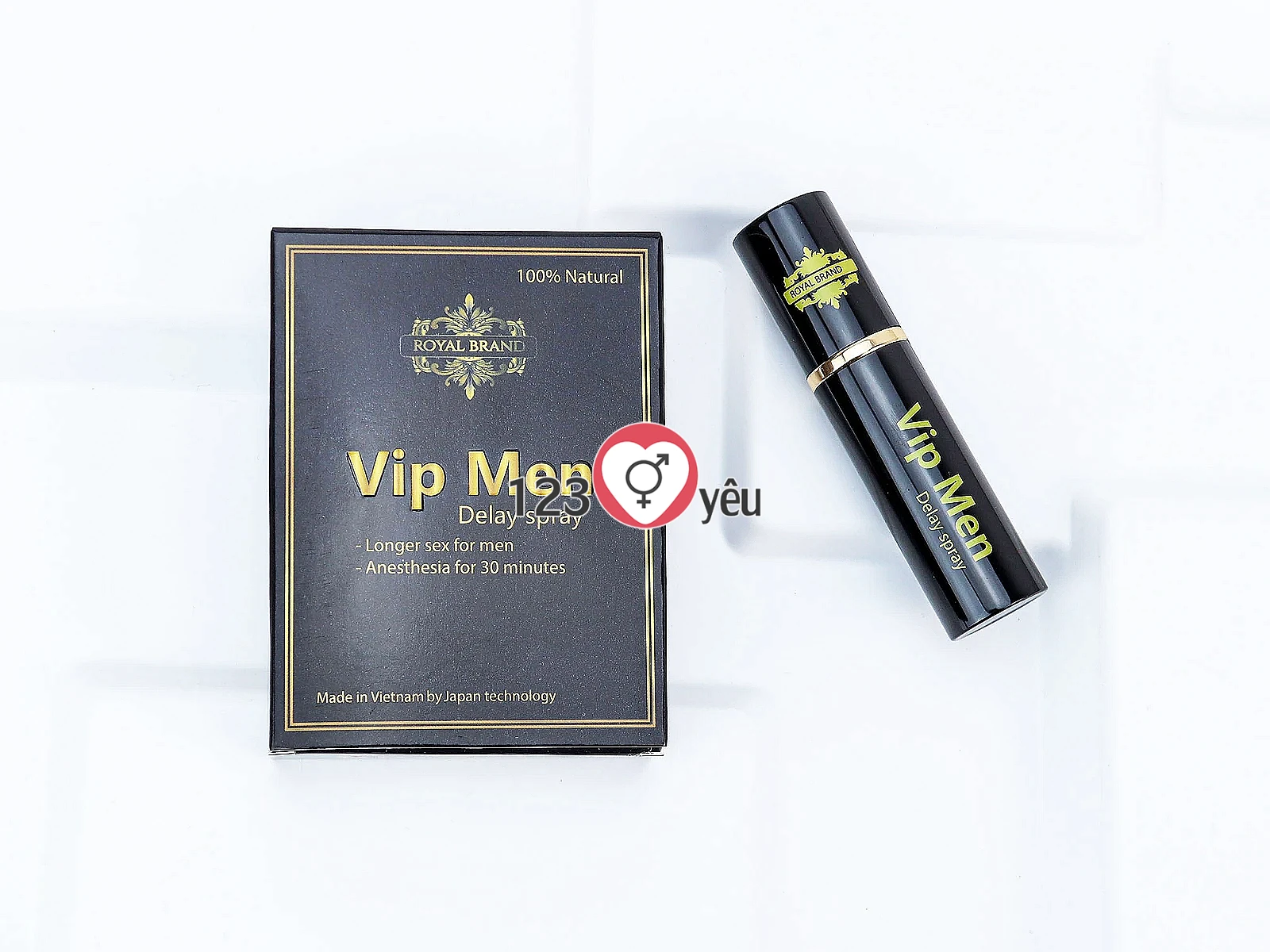 Chai xịt hỗ trợ kéo dài thời gian quan hệ Vip Men Delay Spray