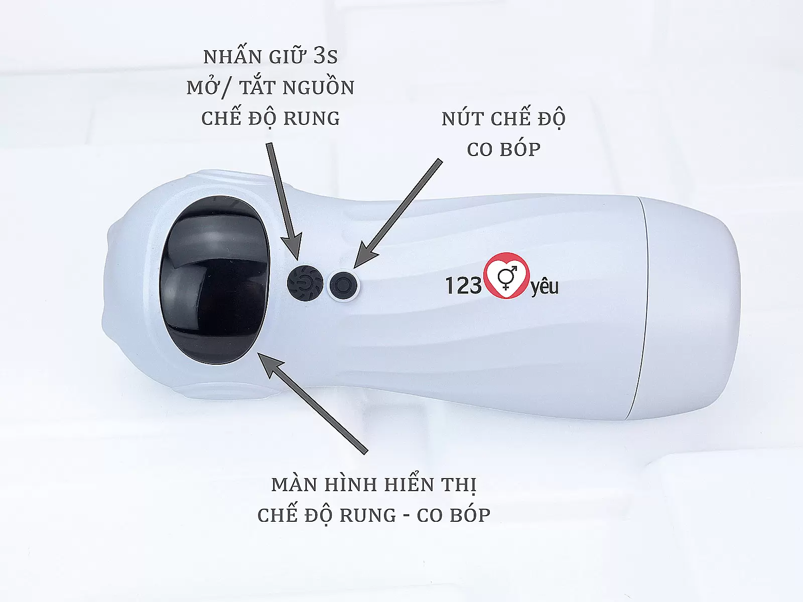 Đèn pin âm đạo gia nguỵ trang Phi Hành Gia rung, co bóp siêu mềm mại