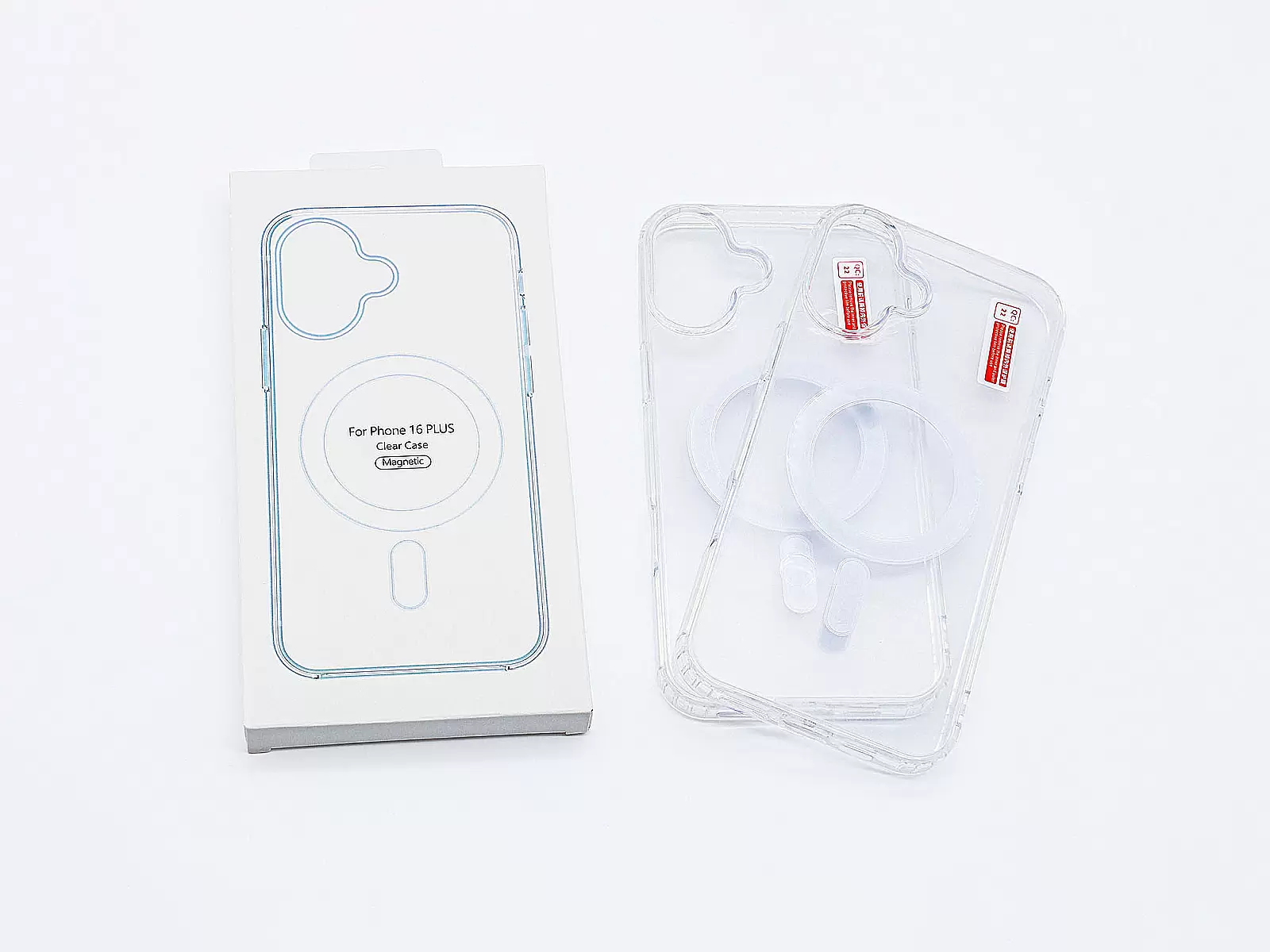 Ốp lưng Clear Case Magnetic trong suốt dành cho iPhone 16 Plus