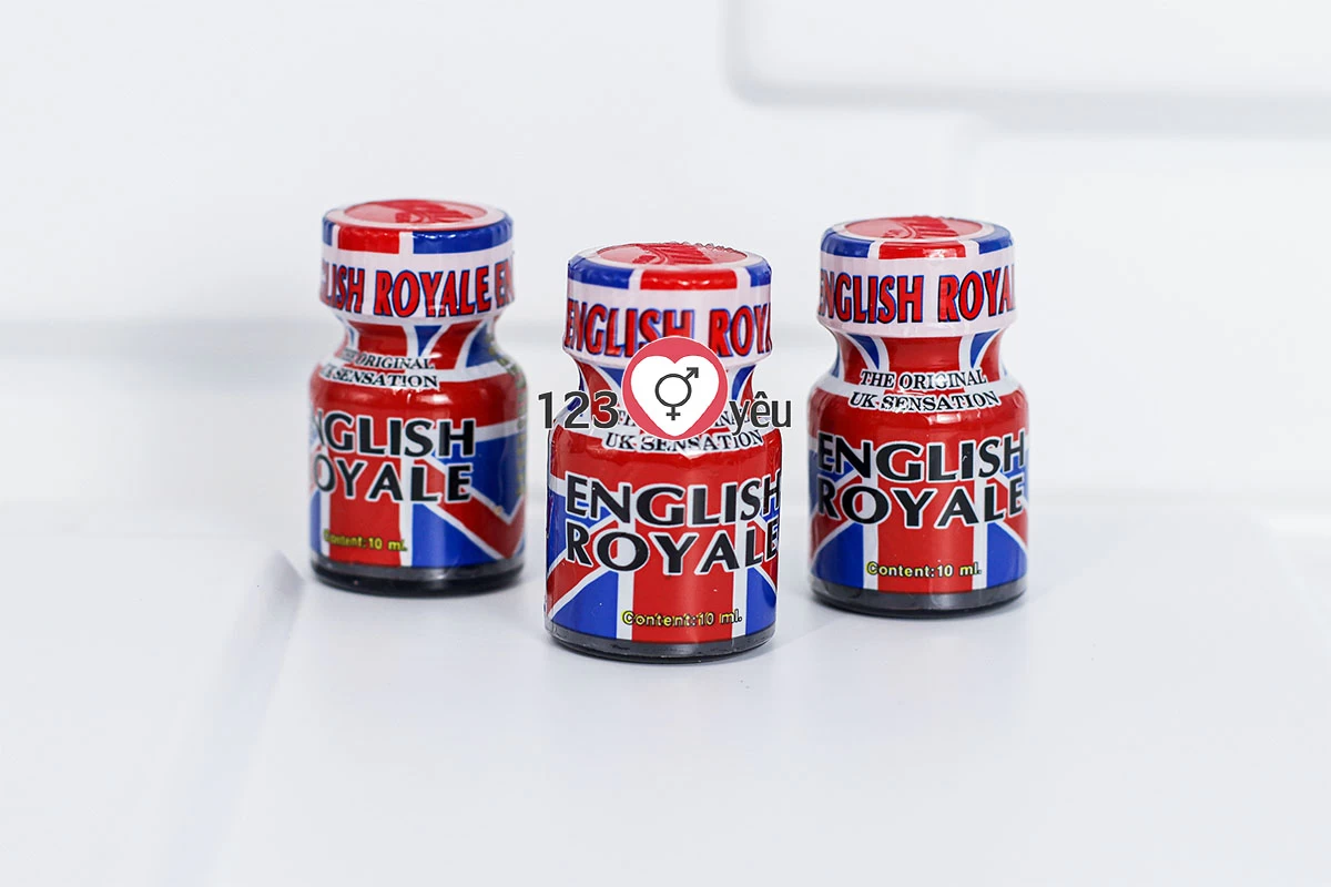 Chai hít Popper English Royale 10ml tăng cảm giác hưng phấn