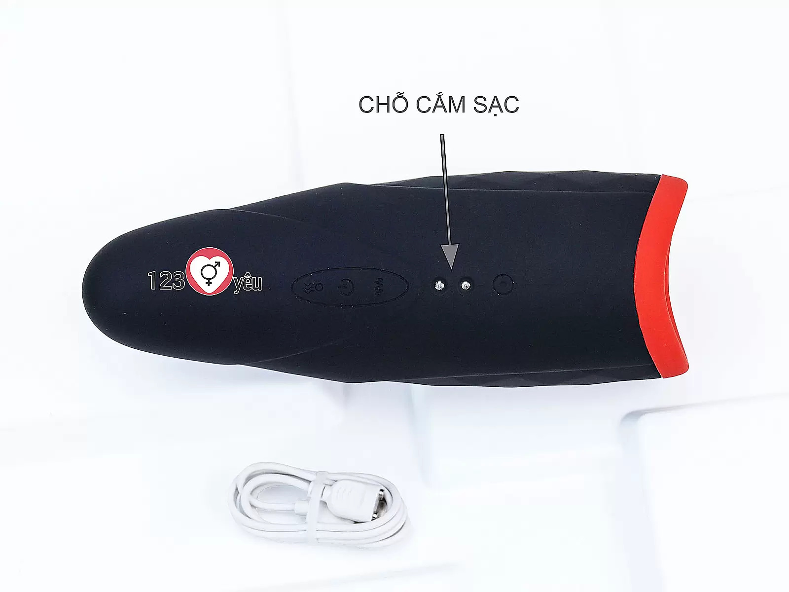 Miệng bú mút Body Safe rung phát nhiệt pin sạc