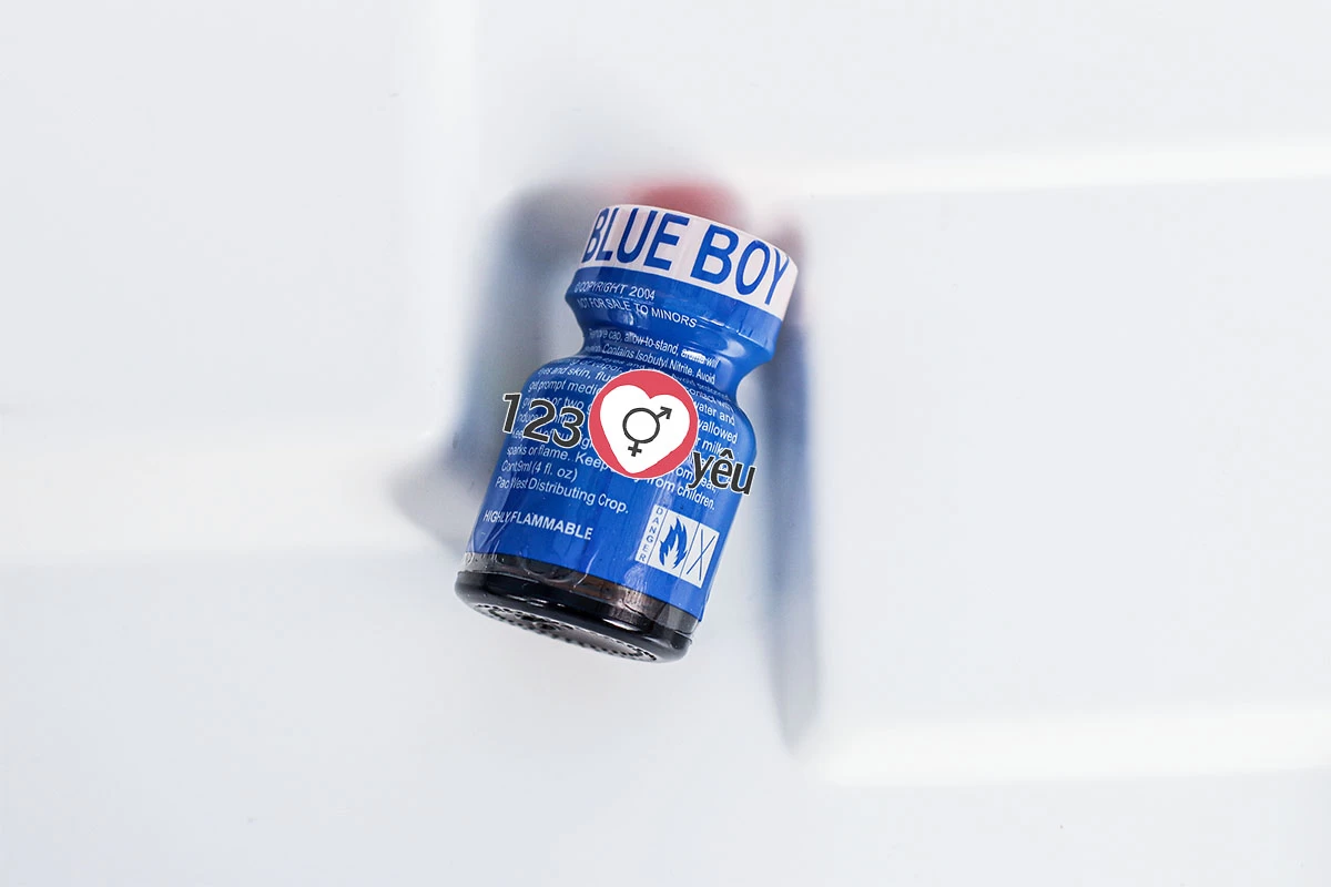 Chai hít Popper Blue Boy Original 10ml tăng cảm giác hưng phấn