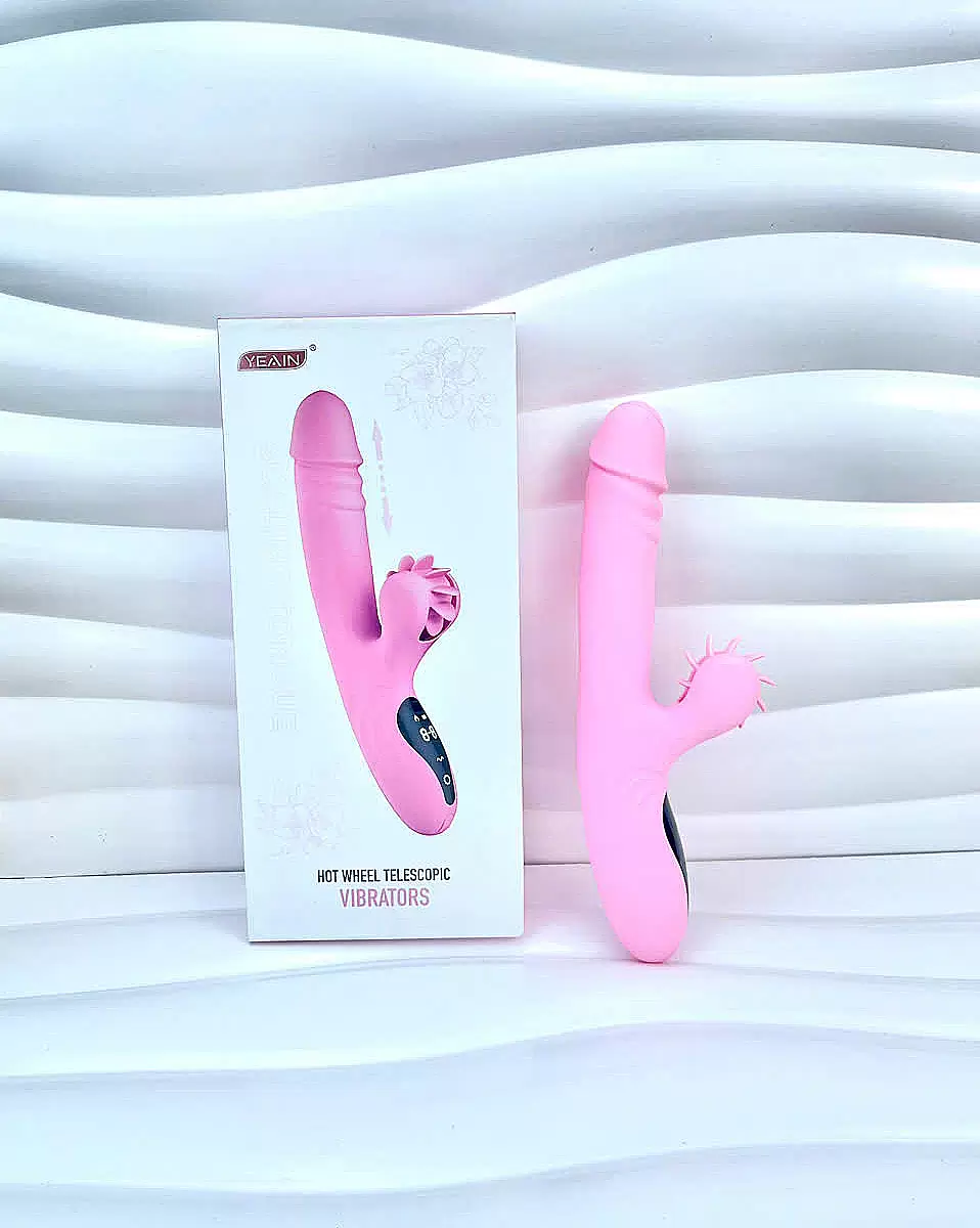 Thanh Lý - Máy massage Yeain Vibrators xoay thụt có lưỡi liếm hoạt động bình thường, nhanh hết pin