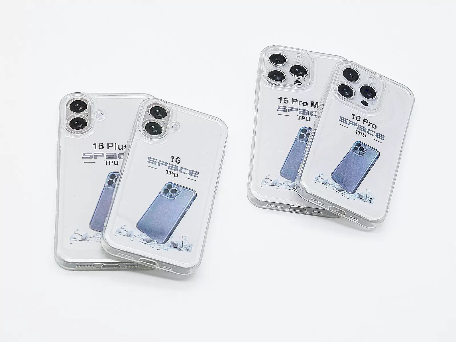 Ốp lưng TPU Space trong suốt cho iPhone 16 Pro