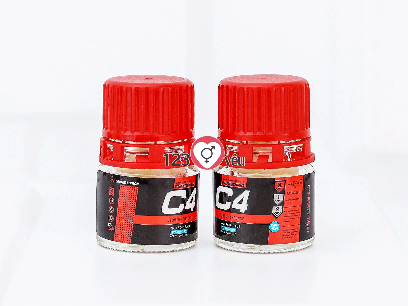 Chai hít khô C4 đỏ dạng viên tiện lợi, kín mùi giúp tạo cảm giác thư giãn