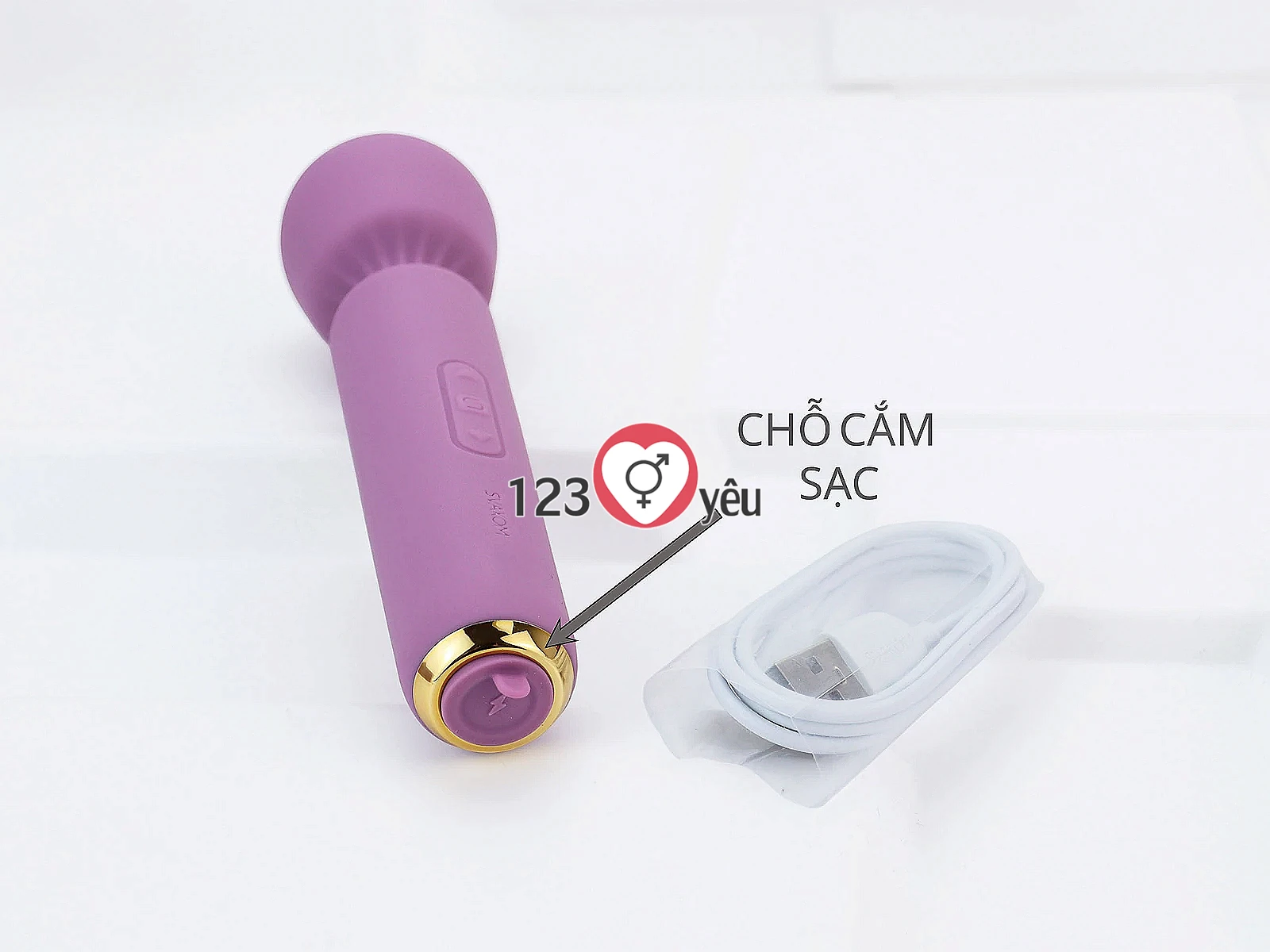 Svakom Mini Emma Neo sử dụng pin sạc cổng USB
