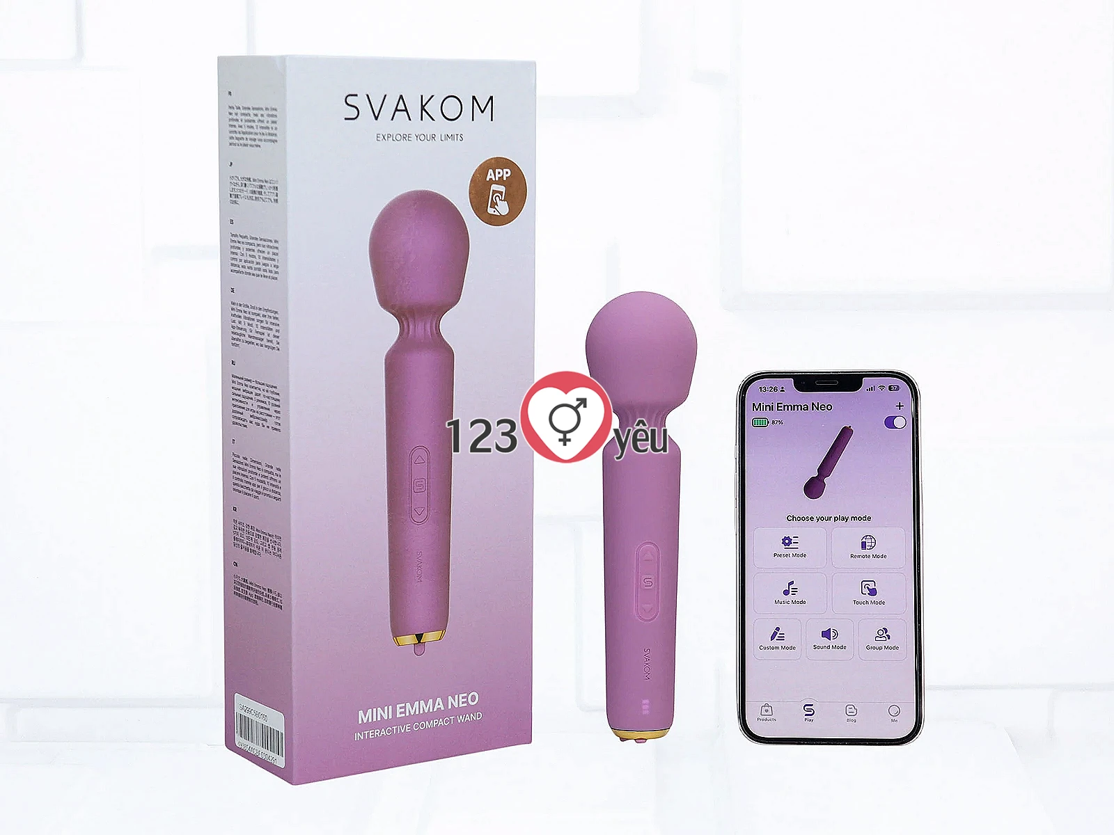 Svakom Mini Emma Neo phù hợp dùng cá nhân hoặc cho cặp đôi ở xa
