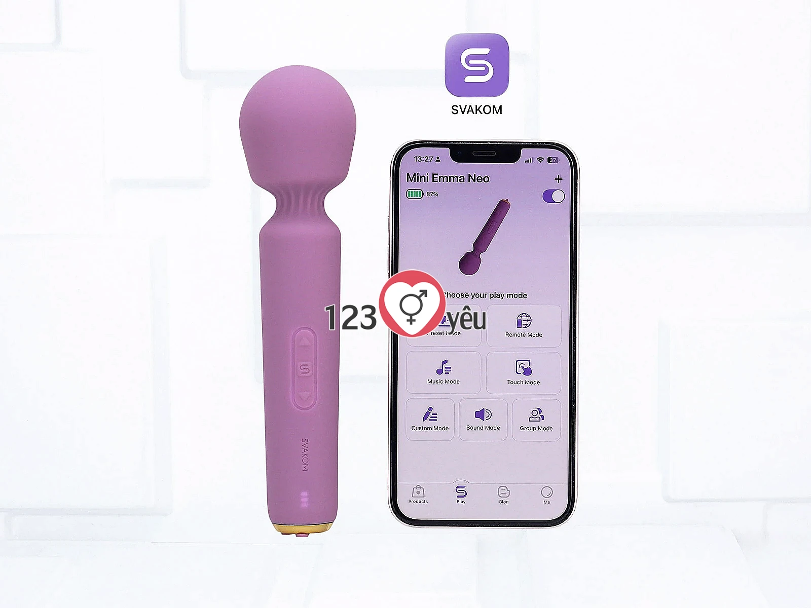 Mini Emma Neo kết nối qua ứng dụng Svakom