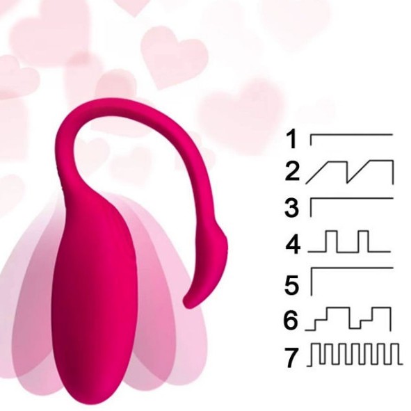 Trứng rung tình yêu thiên nga Magic Flamingo không kết nối Bluetooth