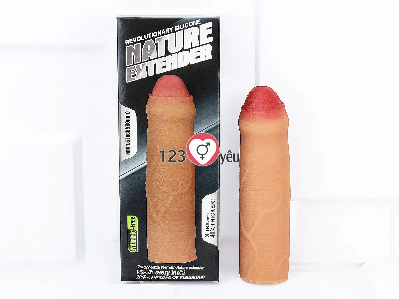 Bao cao su tăng độ dày tăng kích thước Lovetoy Nature Extender