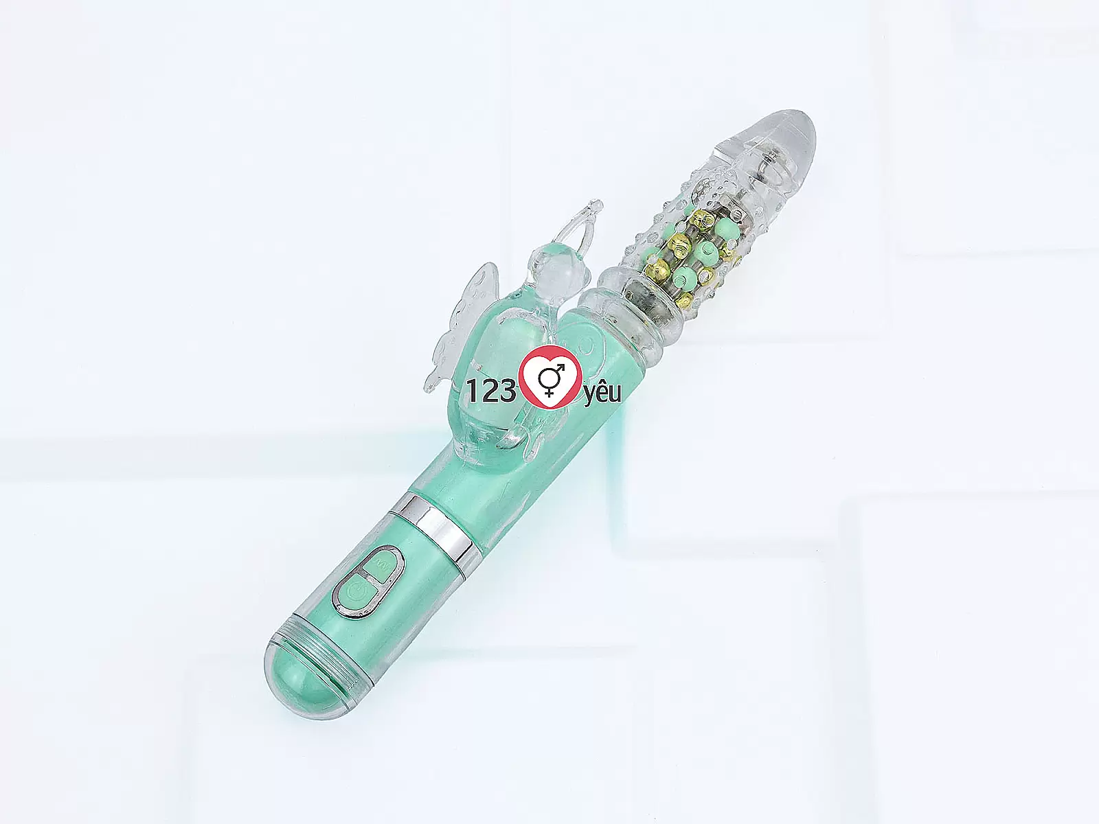 Dương vật giả rung thụt xoay bi đa năng có nhánh Mazarine