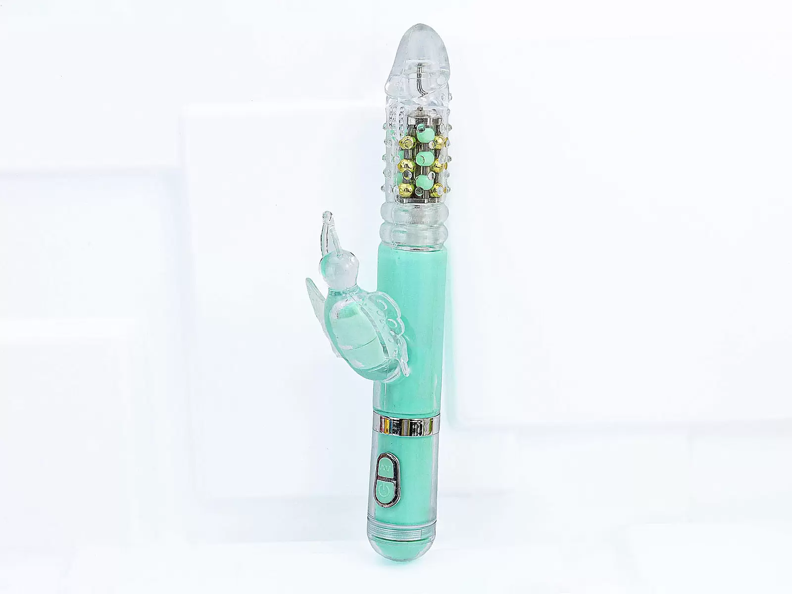 Dương vật giả rung thụt xoay bi đa năng có nhánh Mazarine