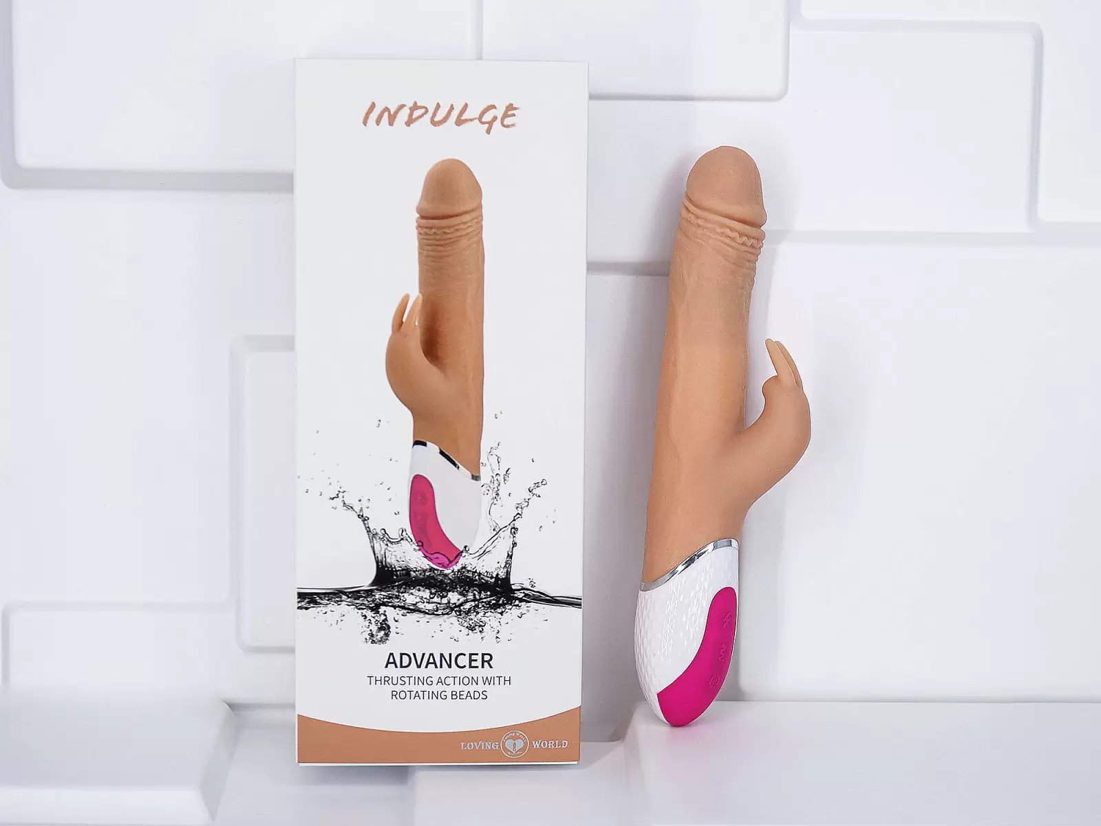 Dương vật giả Indulge Advancer rung thụt ngoáy đa năng
