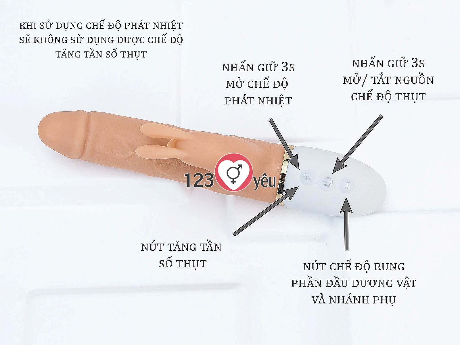 Dương vật giả đa năng Indulge Wind-Chaser rung thụt phát nhiệt kích thích mạnh mẽ