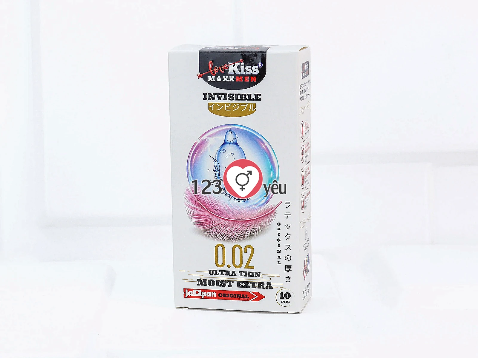 Bao cao su LOVE KISS Maxxmen Invisible hỗ trợ giảm ma sát, giúp cả hai tận hưởng cuộc yêu êm ái