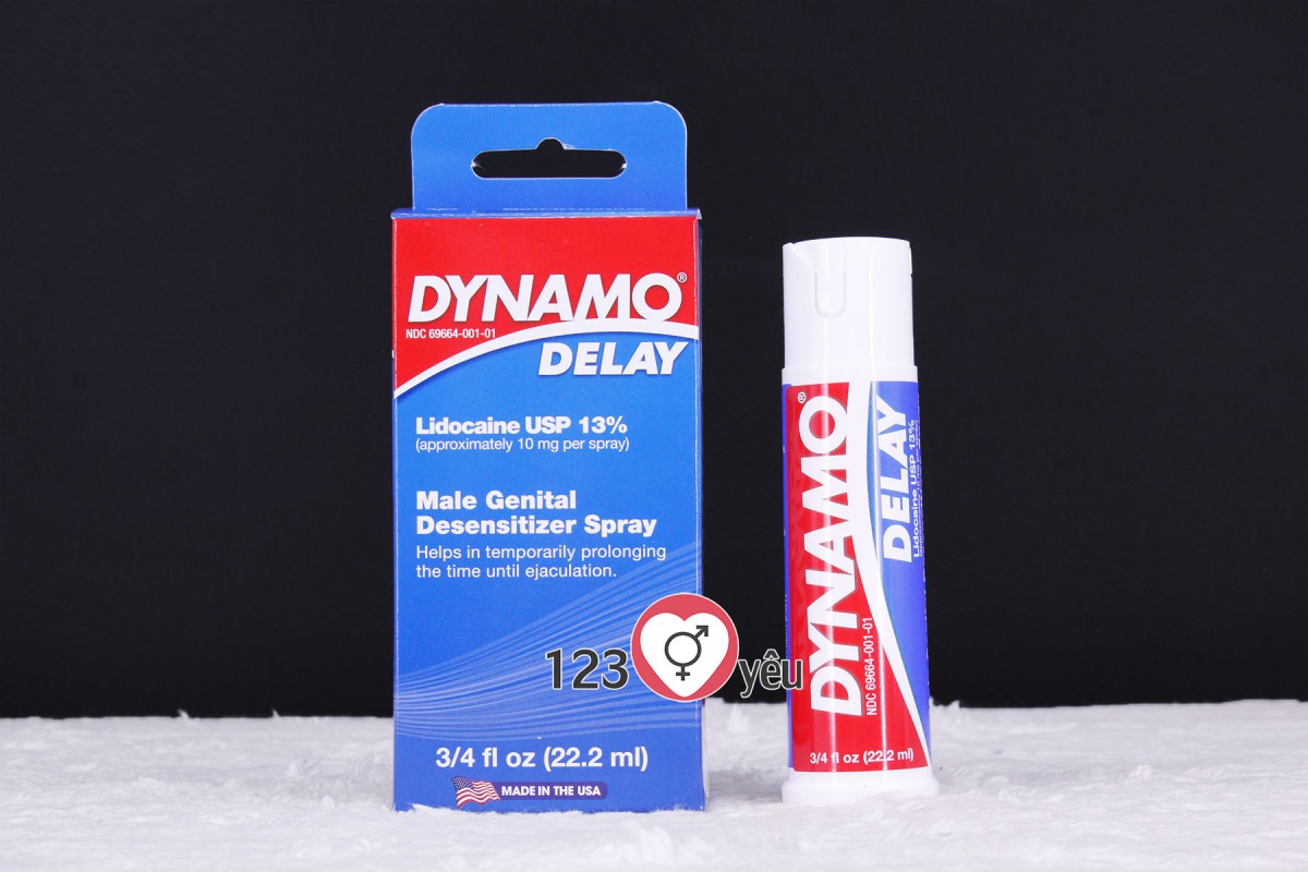 Thuốc xịt ngăn xuất tinh sớm Dynamo Delay nhập khẩu USA 2