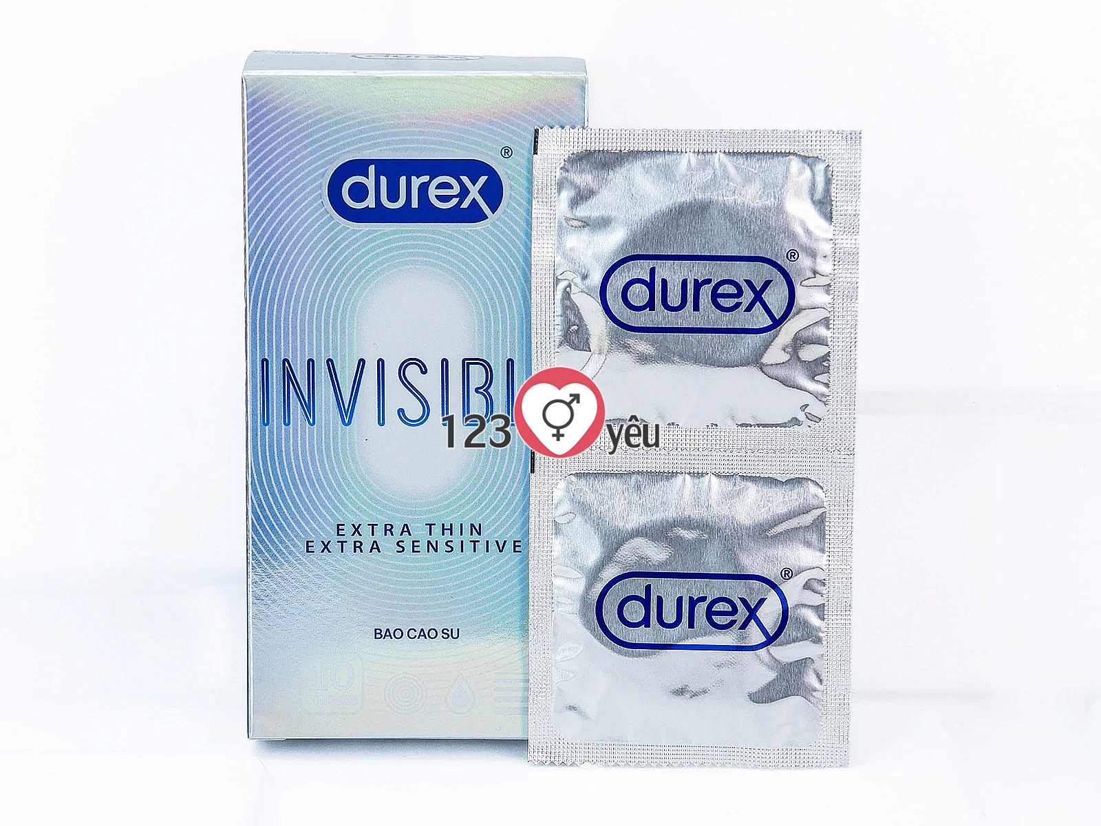 Bao cao su Durex Invisible siêu mỏng cao cấp