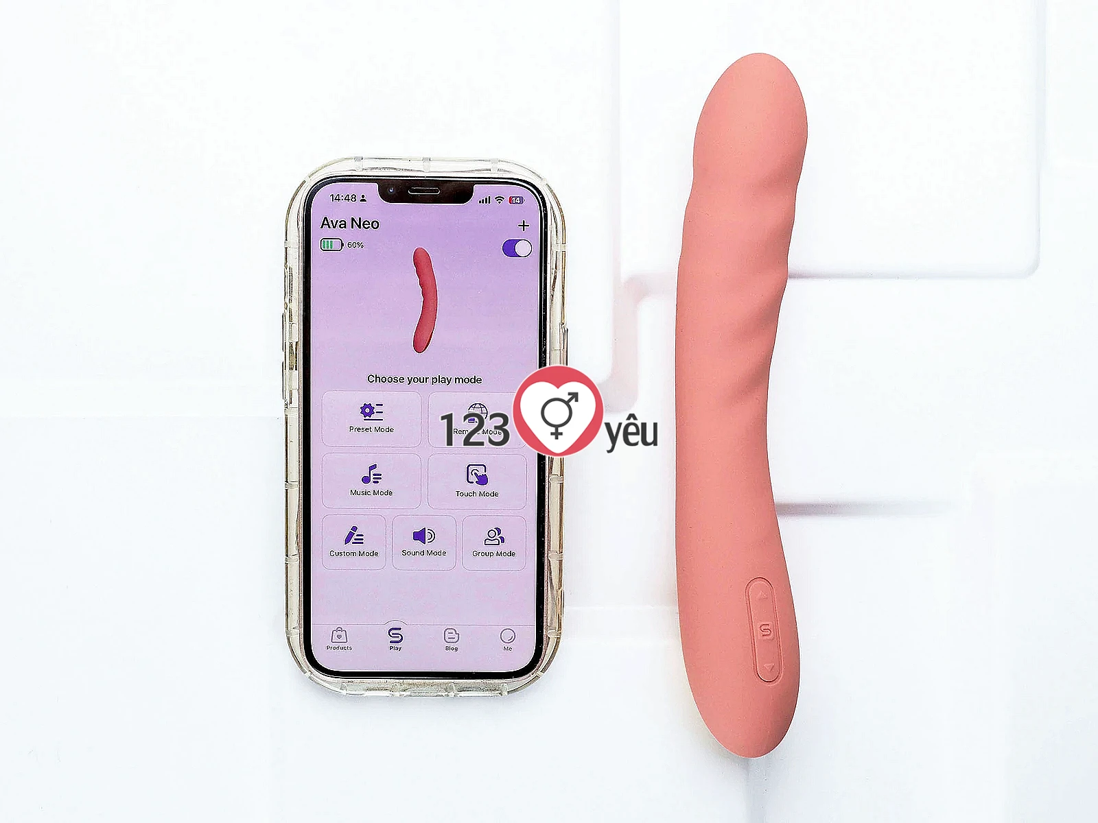 Máy massage Svakom Ava Neo kết nối qua App rung thụt đa chế độ