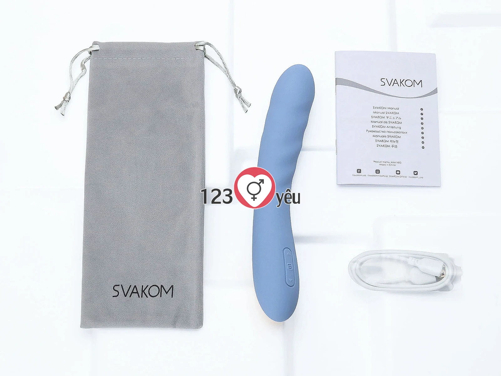 Máy massage Svakom Ava Neo kết nối qua App rung thụt đa chế độ