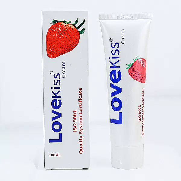Gel Love Kiss Cream hương dâu - bôi trơn âm đạo 100ml