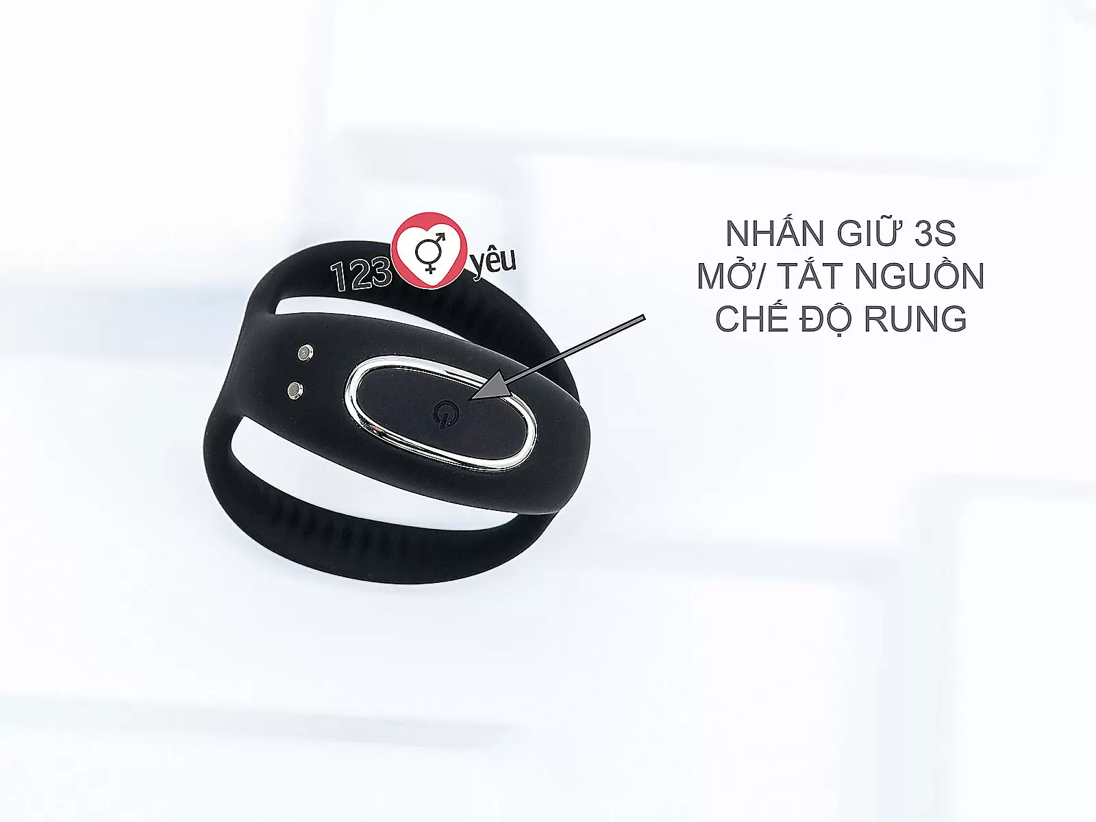 Vòng đeo dương vật Liluya Lock Fine Ring kèm điều khiển từ xa