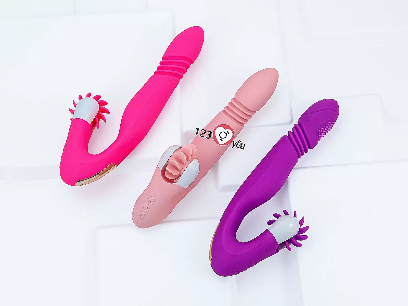 Lưỡi liếm điểm G Mannuo rung thụt nhiều chế độ