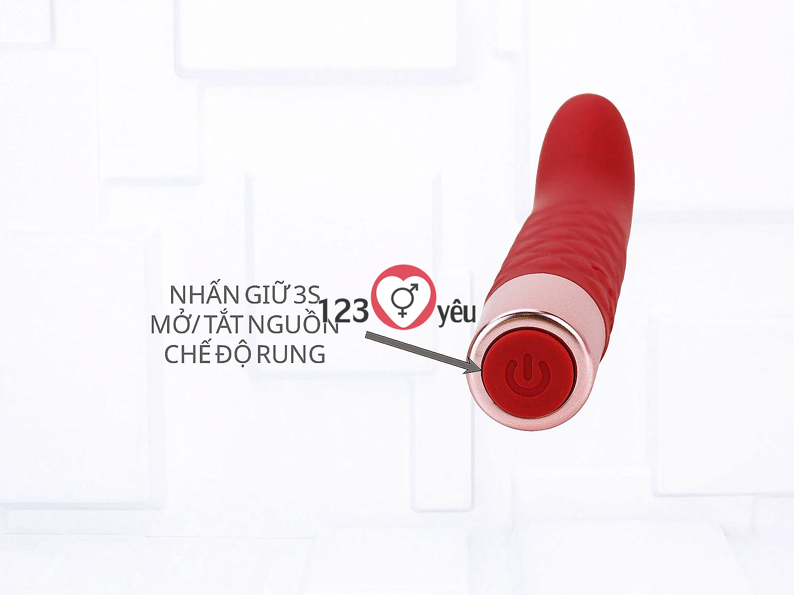 Que rung kích thích điểm G thiết kế cong rung mạnh mẽ