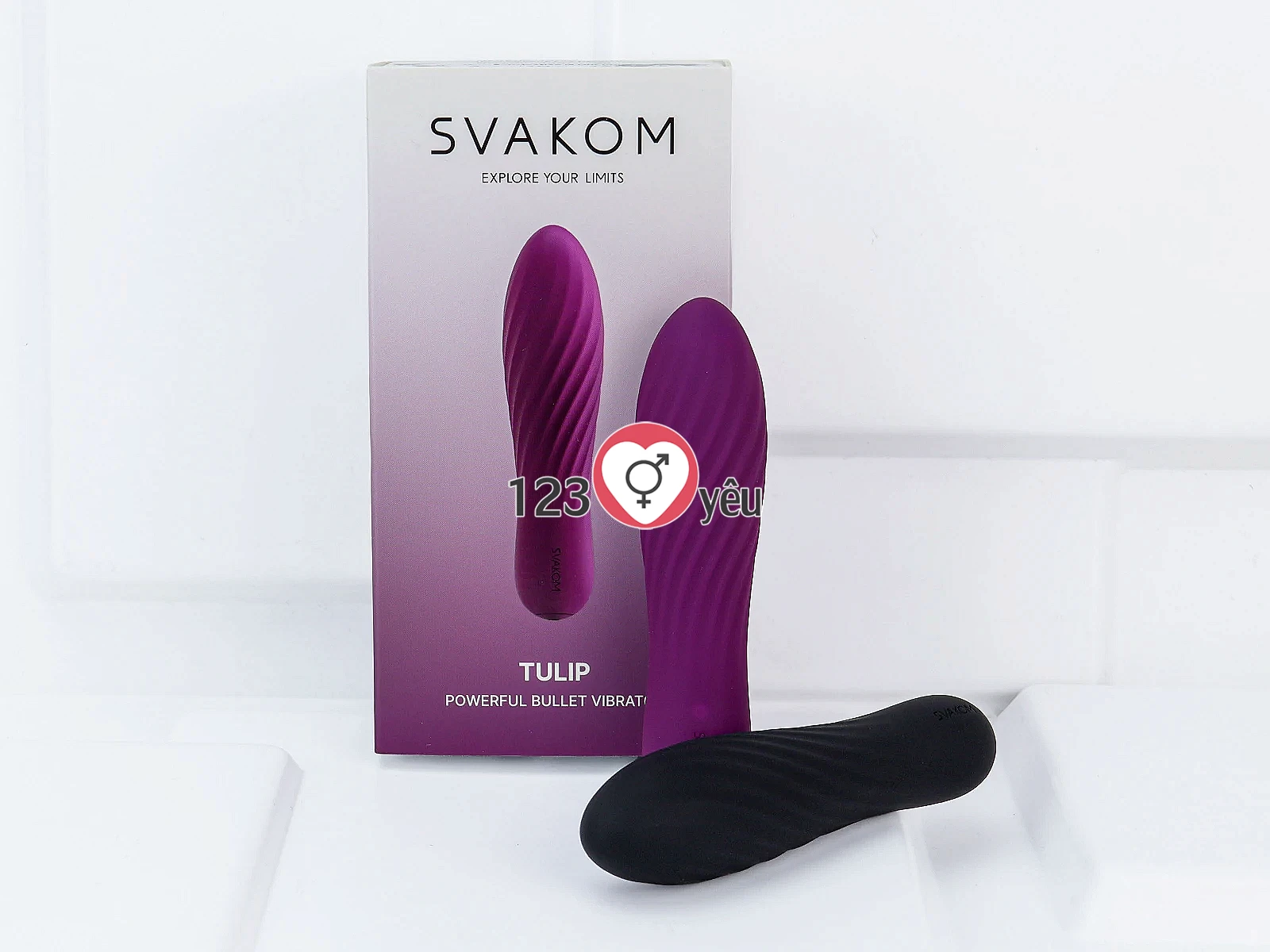 Trứng rung tình yêu nhỏ gọn Svakom Tulip pin sạc
