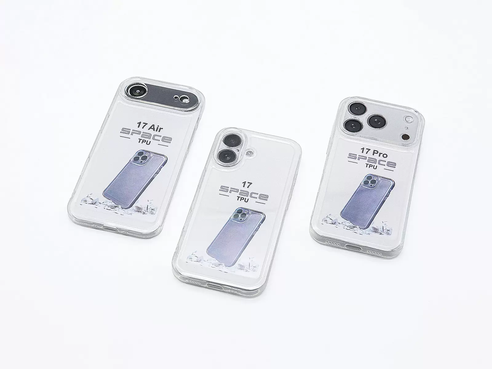 Ốp lưng TPU Space trong suốt dành cho iPhone 17 Pro