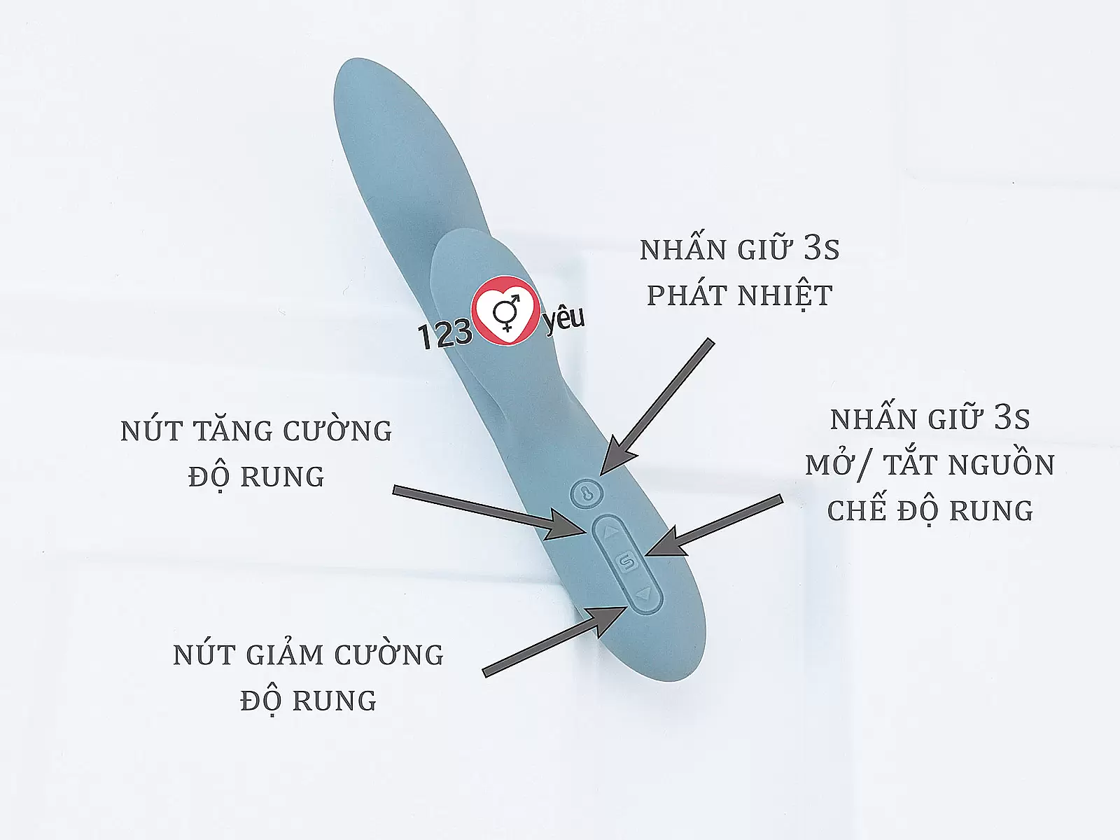 Dương vật giả đa năng rung phát nhiệt Svakom Chika