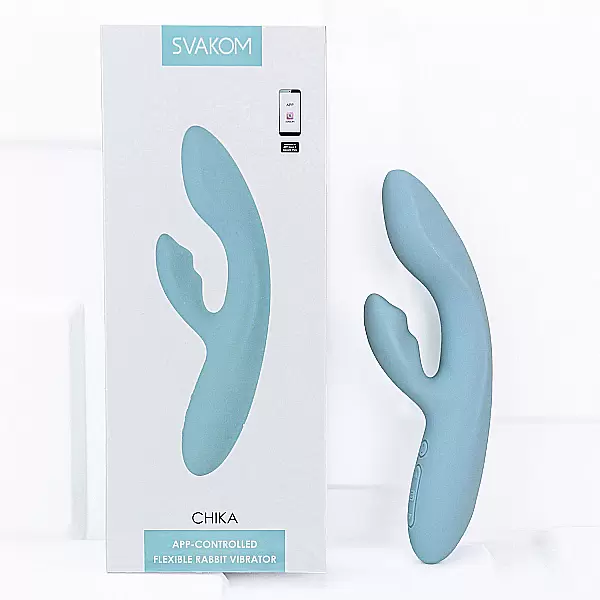 Dương vật giả đa năng rung phát nhiệt Svakom Chika kết nối qua app