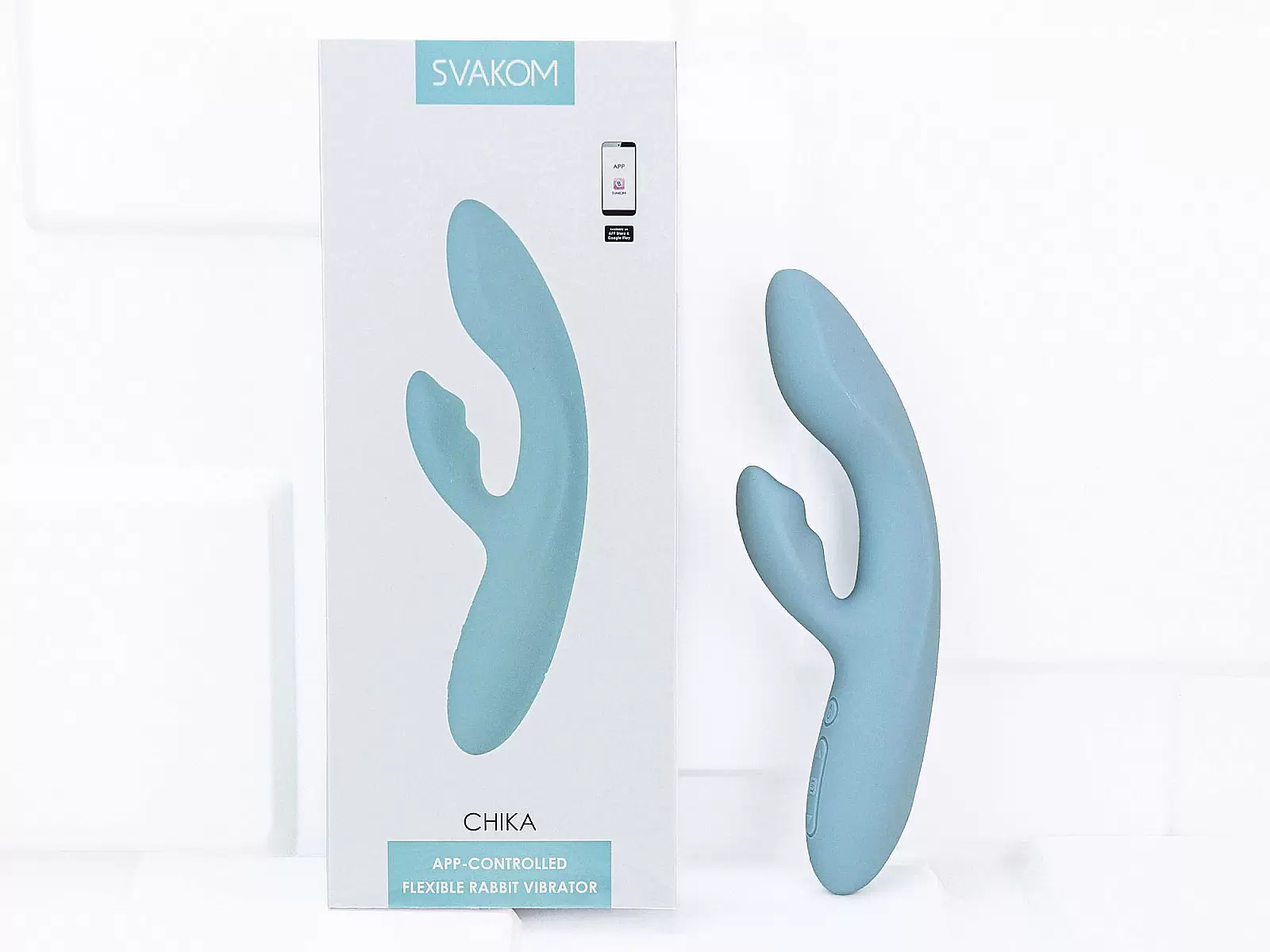 Dương vật giả đa năng rung phát nhiệt Svakom Chika kết nối qua app