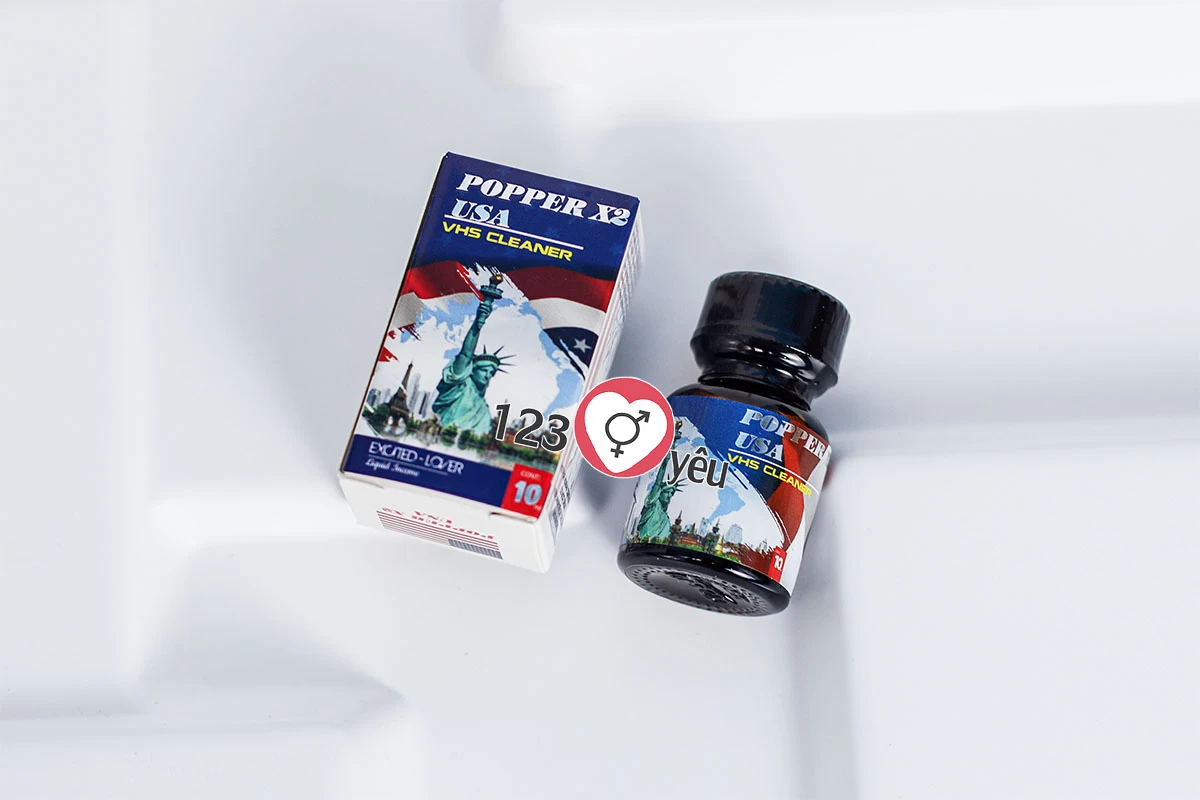 Chai hít Popper X2 USA 10ml tăng cảm giác hưng phấn