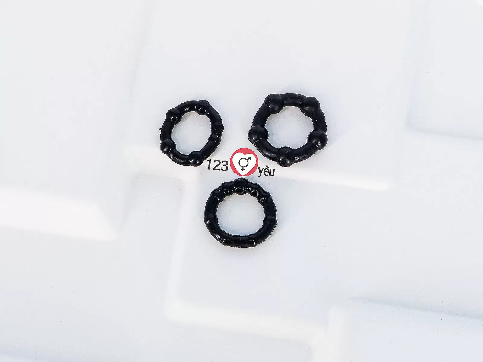 Bộ 3 vòng đeo Stay Hard đen