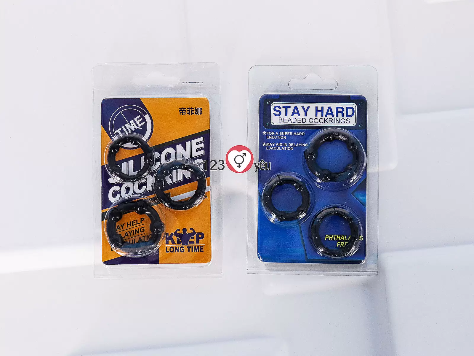 Bộ 3 vòng đeo Stay Hard đen