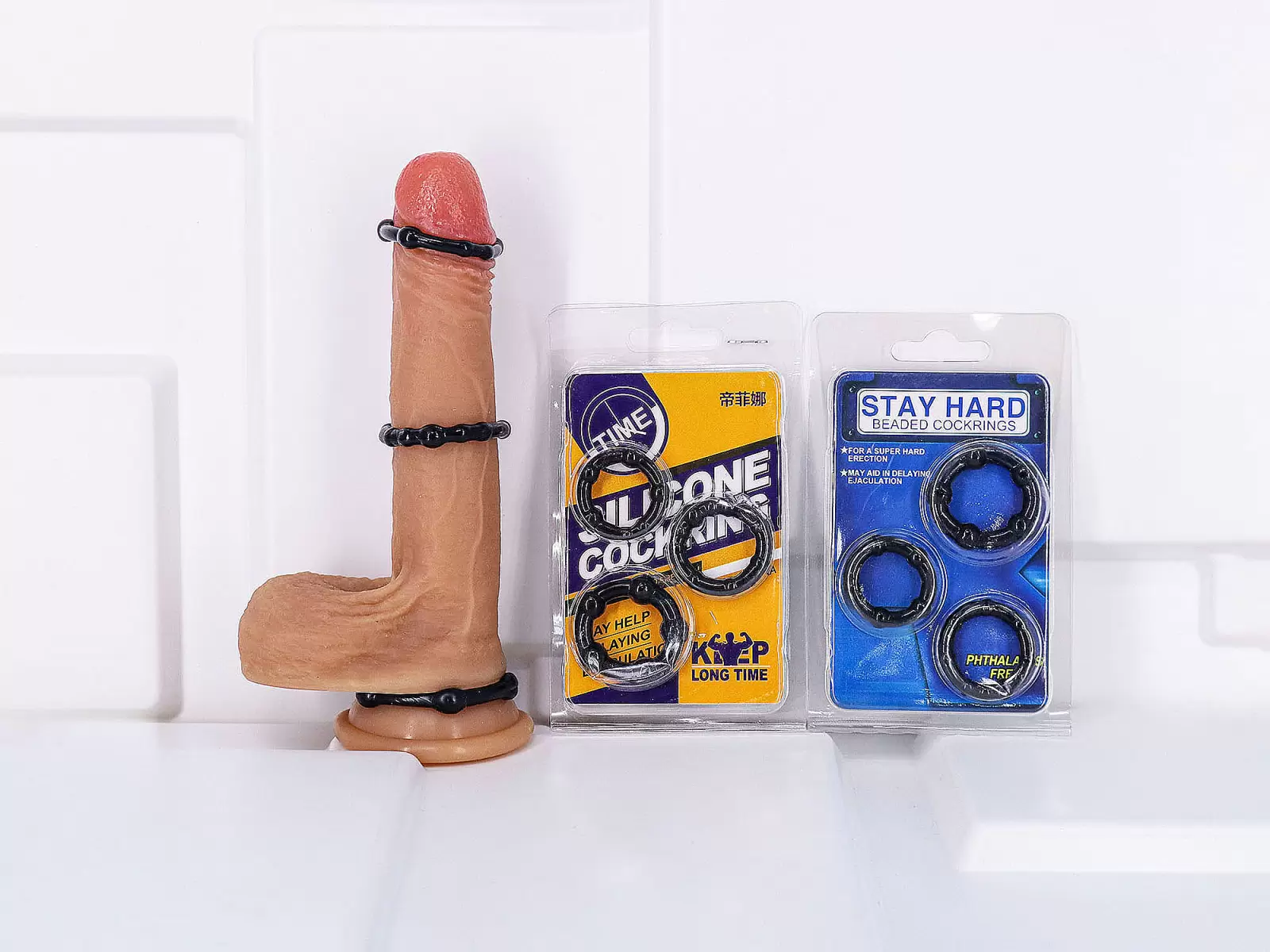 Bộ 3 v&ograve;ng đeo Stay Hard đen