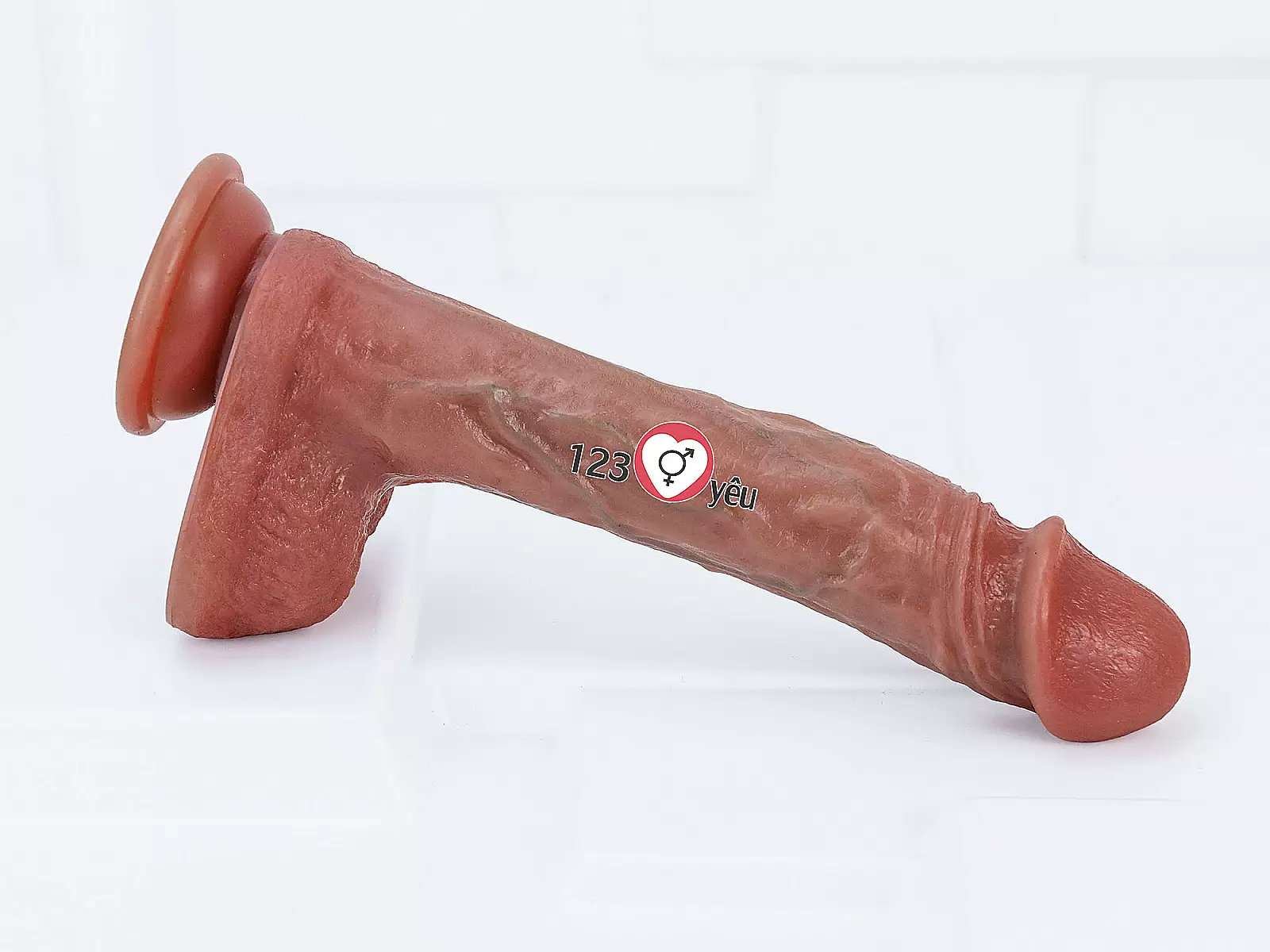 Dương vật giả có đế rung thụt cực mạnh phát nhiệt kèm điều khiển từ xa