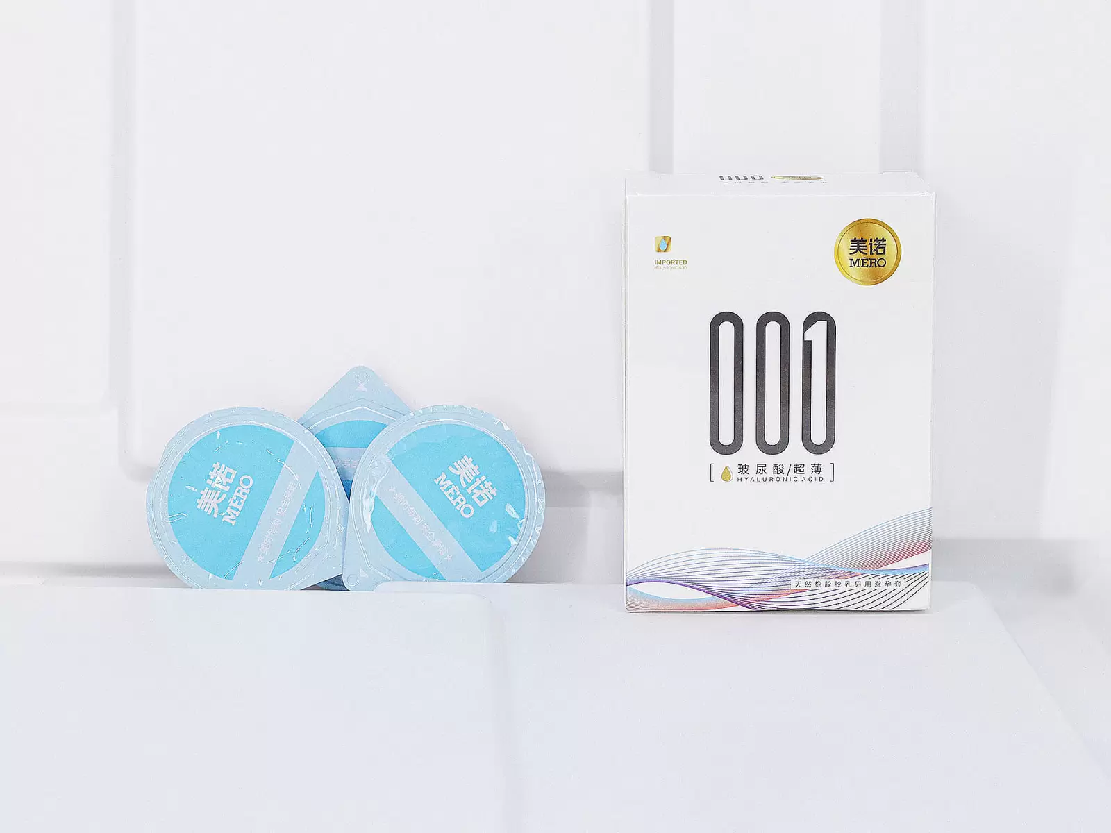Bao cao su MERO 001 Hyaluronic Acid siêu mỏng, siêu mềm mại