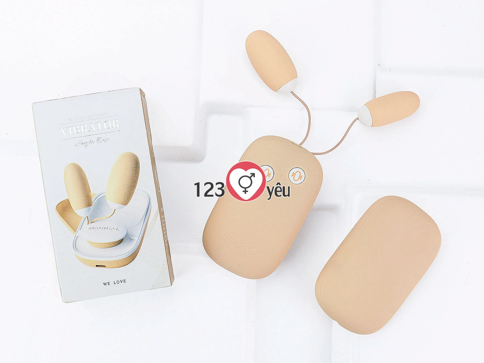 Trứng rung Vibrator Magic Box 2 đầu