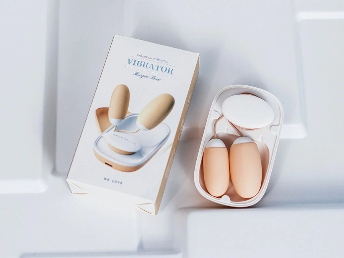 Trứng rung Vibrator Magic Box 2 đầu