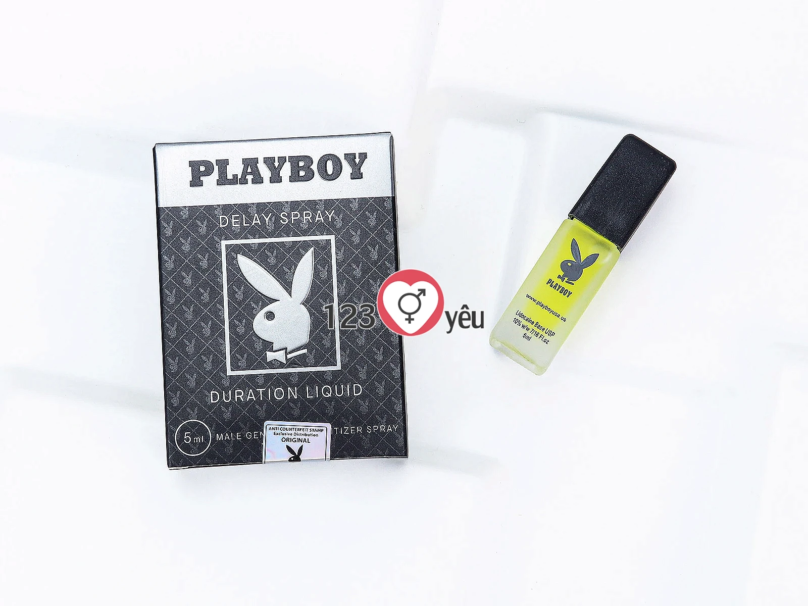Xịt chống xuất tinh sớm Playboy Delay Spray 5ml giảm độ nhạy tạm thời, kéo dài thời gian quan hệ
