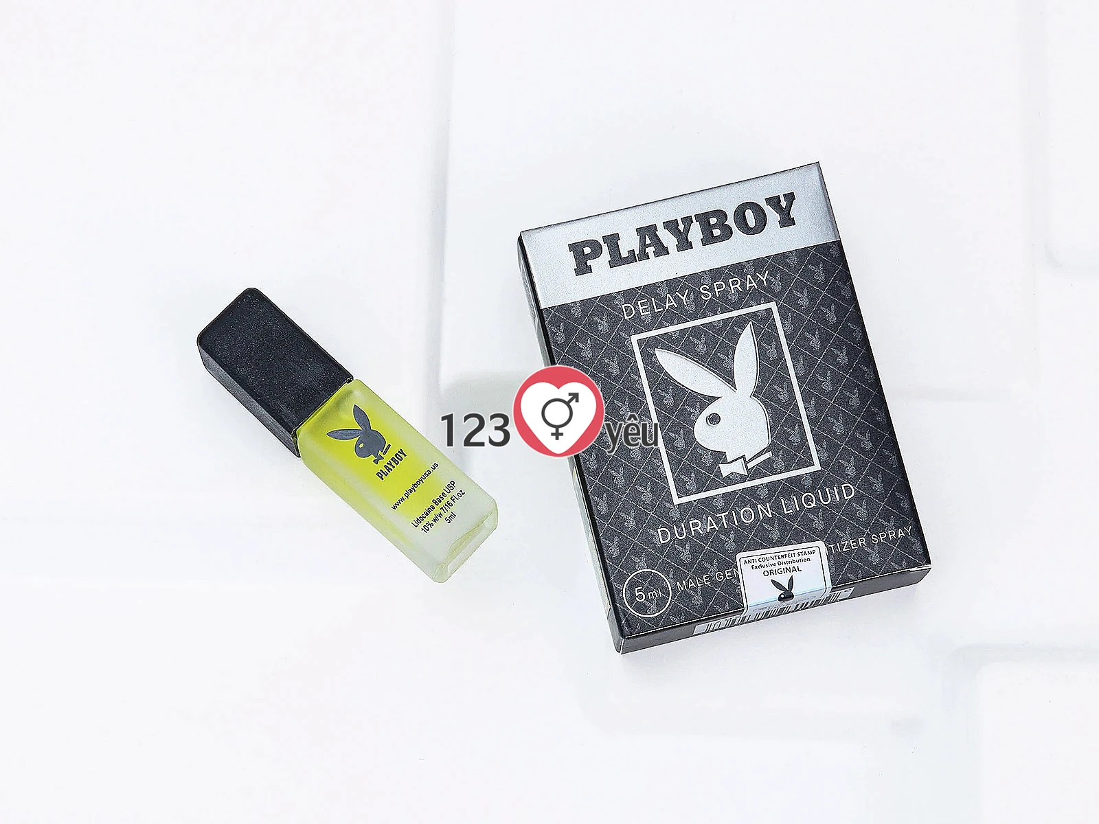 Xịt chống xuất tinh sớm Playboy Delay Spray 5ml giảm độ nhạy tạm thời, kéo dài thời gian quan hệ